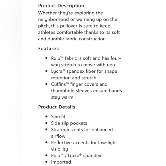 Ivivva Glow & Go Pullover (by Lululemon) - Picture 15 of 17